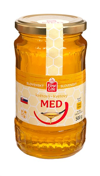 Fine Life Med kvetový slovenský 500 g