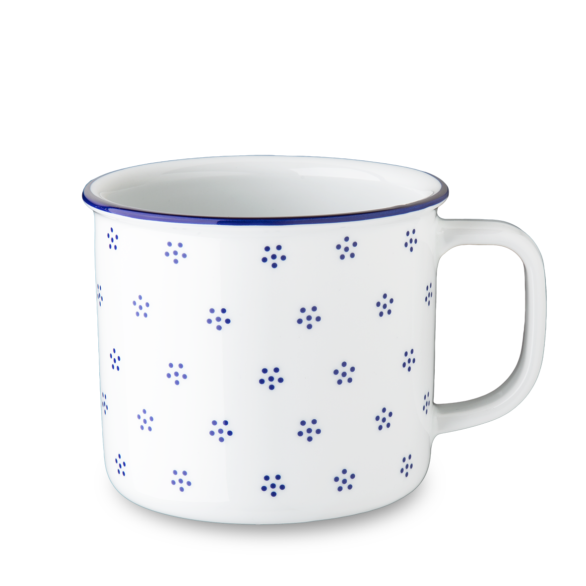 G.BENEDIKT Hrnček Retro 750ml modrý porcelán 1 ks