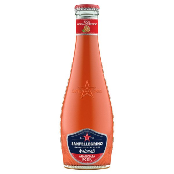 S. PELLEGRINO Naturali červený pomaranč 24 x 200 ml