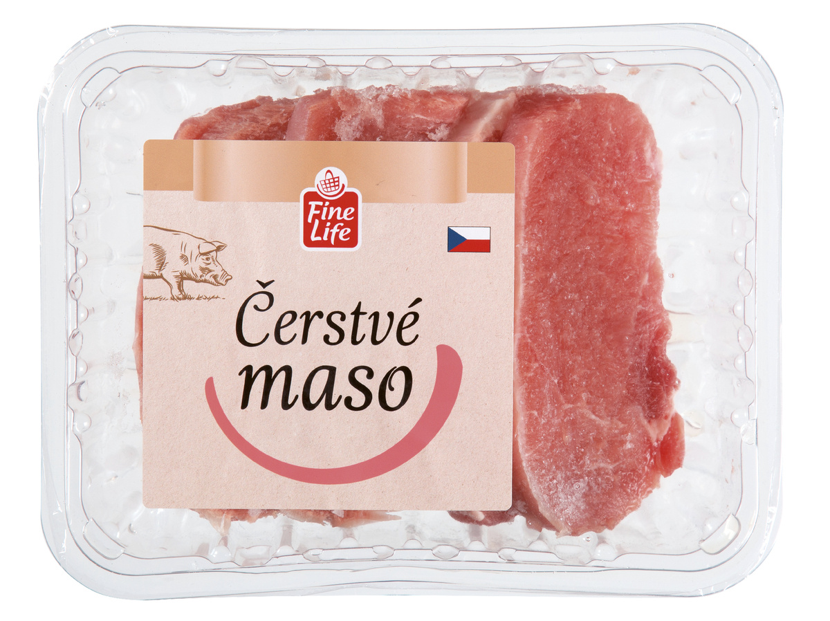 Fine Life Bravčové karé bez kosti plátky CZ chlad. 500 g