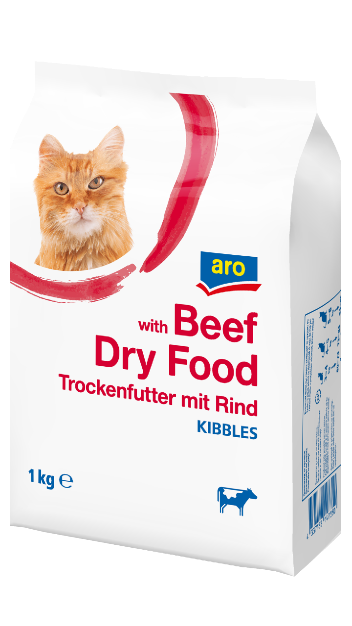 aro Hovädzie granuly pre mačku 1 kg