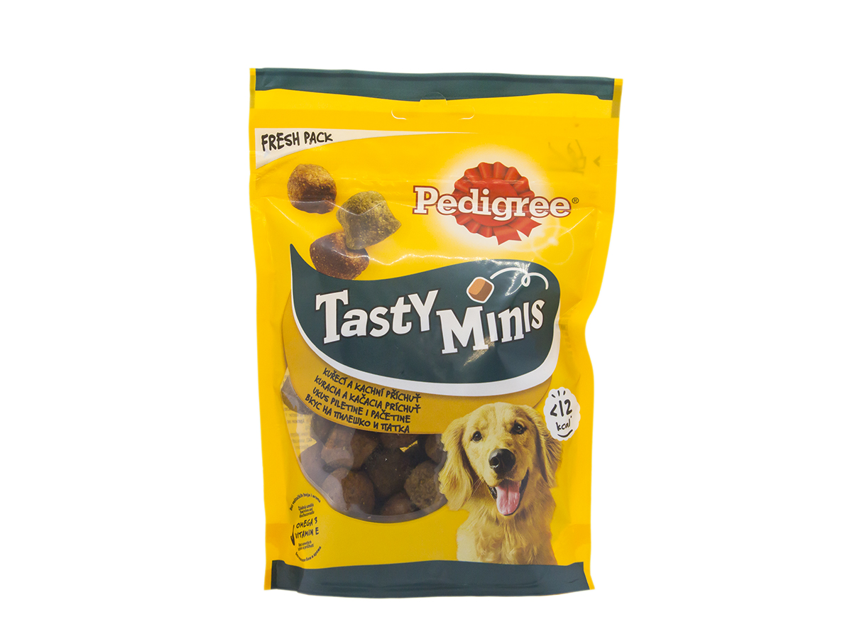 Pedigree Tasty Minis kúsky s kuracou príchuťou 130 g