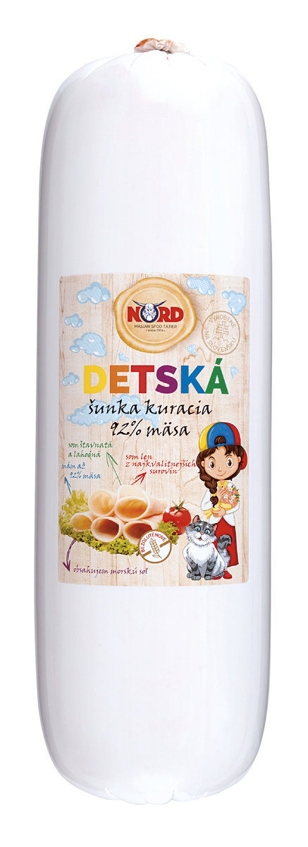 NORD SVIT Detská kuracia šunka 92% mäsa chlad. váž. cca 2,4 kg