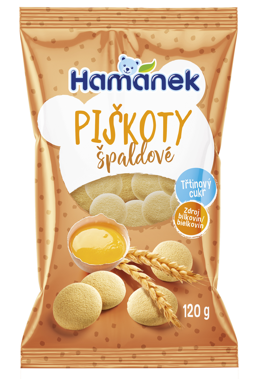 Kávoviny Piškóty špaldové 120 g