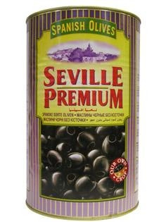 SEVILLE PREMIUM Olivy čierne bez kôstky 4300 g