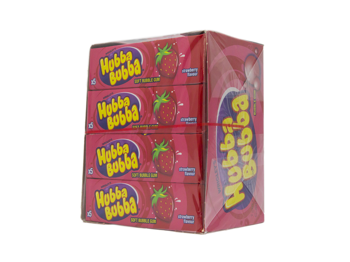 Hubba Bubba jahoda 20 x 35 g