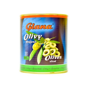Giana Olivy zelené krájané 3000 g