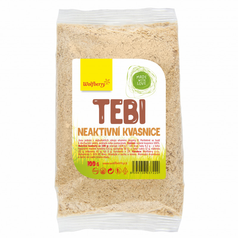 WOLFBERRY Tebi neaktívne kvasnice 100 g