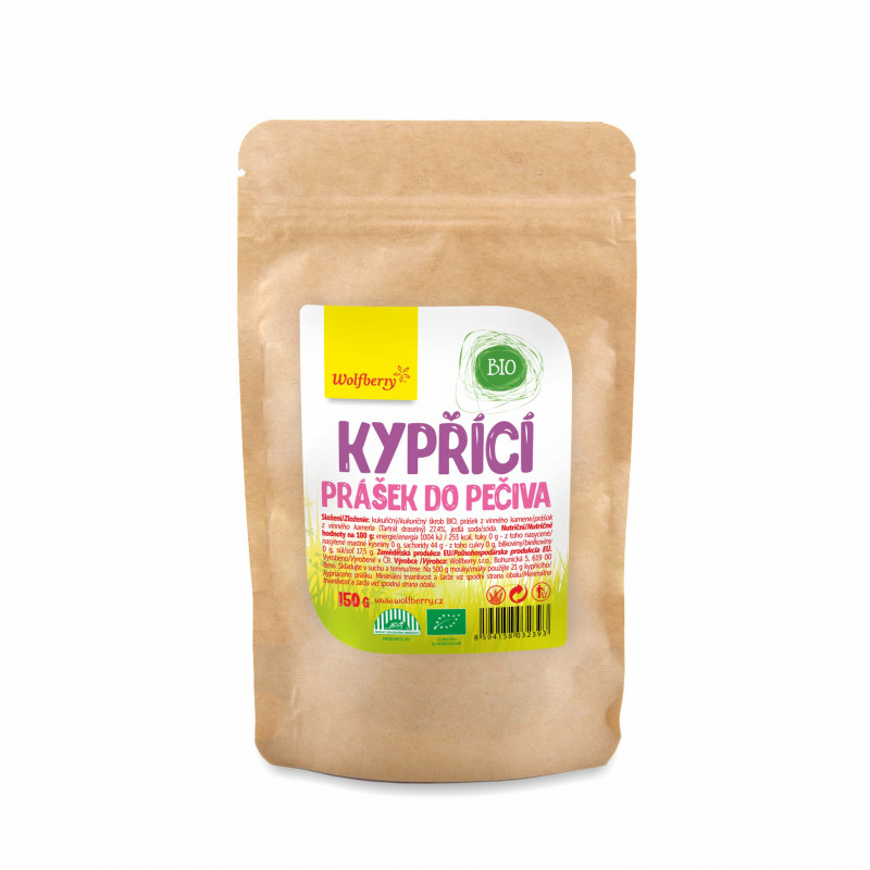 WOLFBERRY Kypriaci prášok do pečiva BIO 150 g