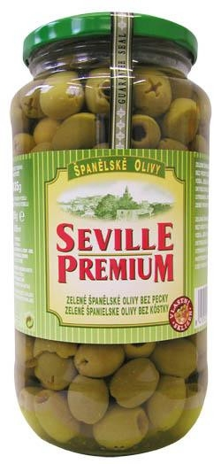 Seville Premium Olivy zelené 935 g