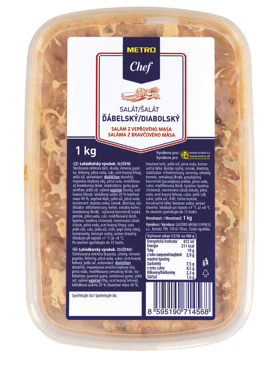 METRO Chef Diabolský šalát chlad. 1 kg