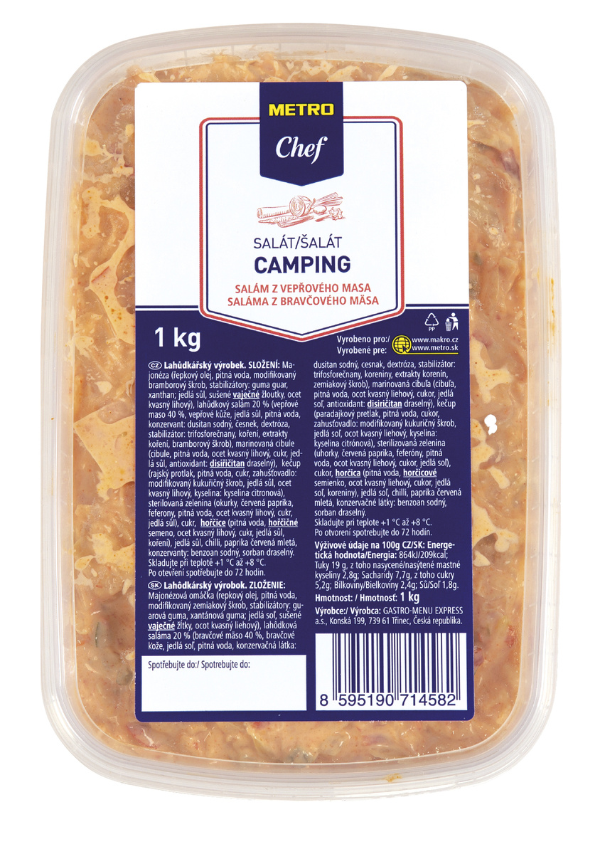 METRO Chef Camping šalát chlad. 1 kg