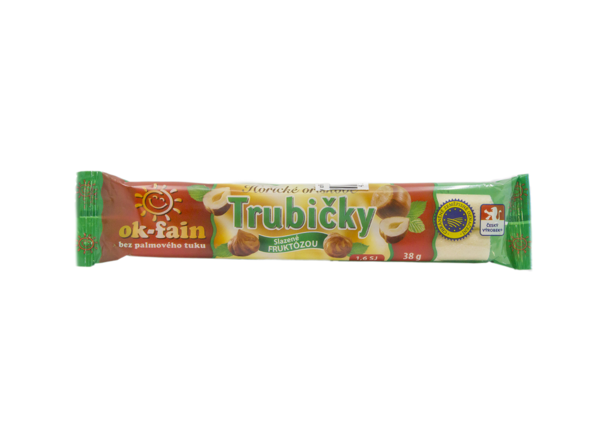 Ok- Fain Trubičky orieškové 38 g