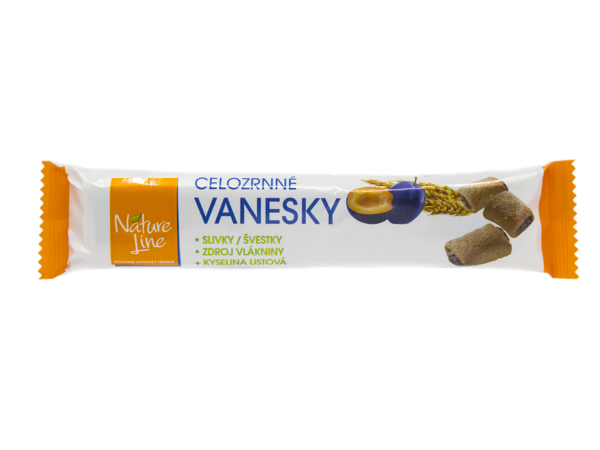 NATURE LINE Vanesky celozrnné sušienky 65 g