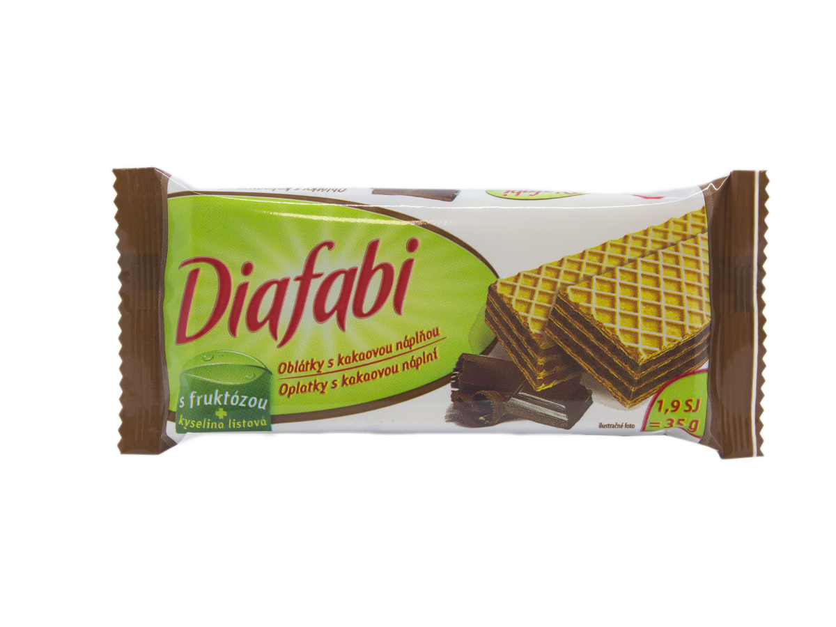 Diafabi Oblátka kakaová DIA 35 g