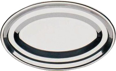 METRO PROFESSIONAL Podnos lesklý ovál DV 27 x 18,5 cm nerez 1 ks