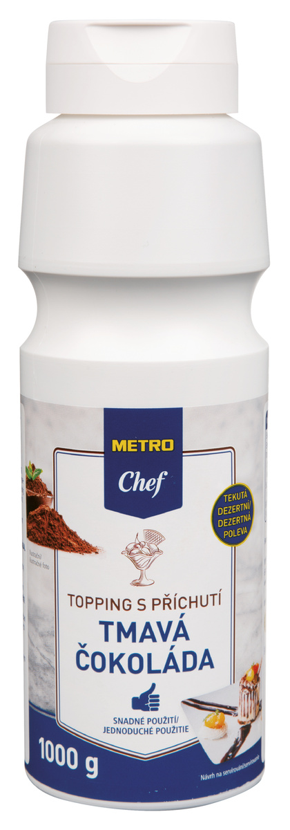 METRO Chef Topping tmavá čokoláda 1 kg