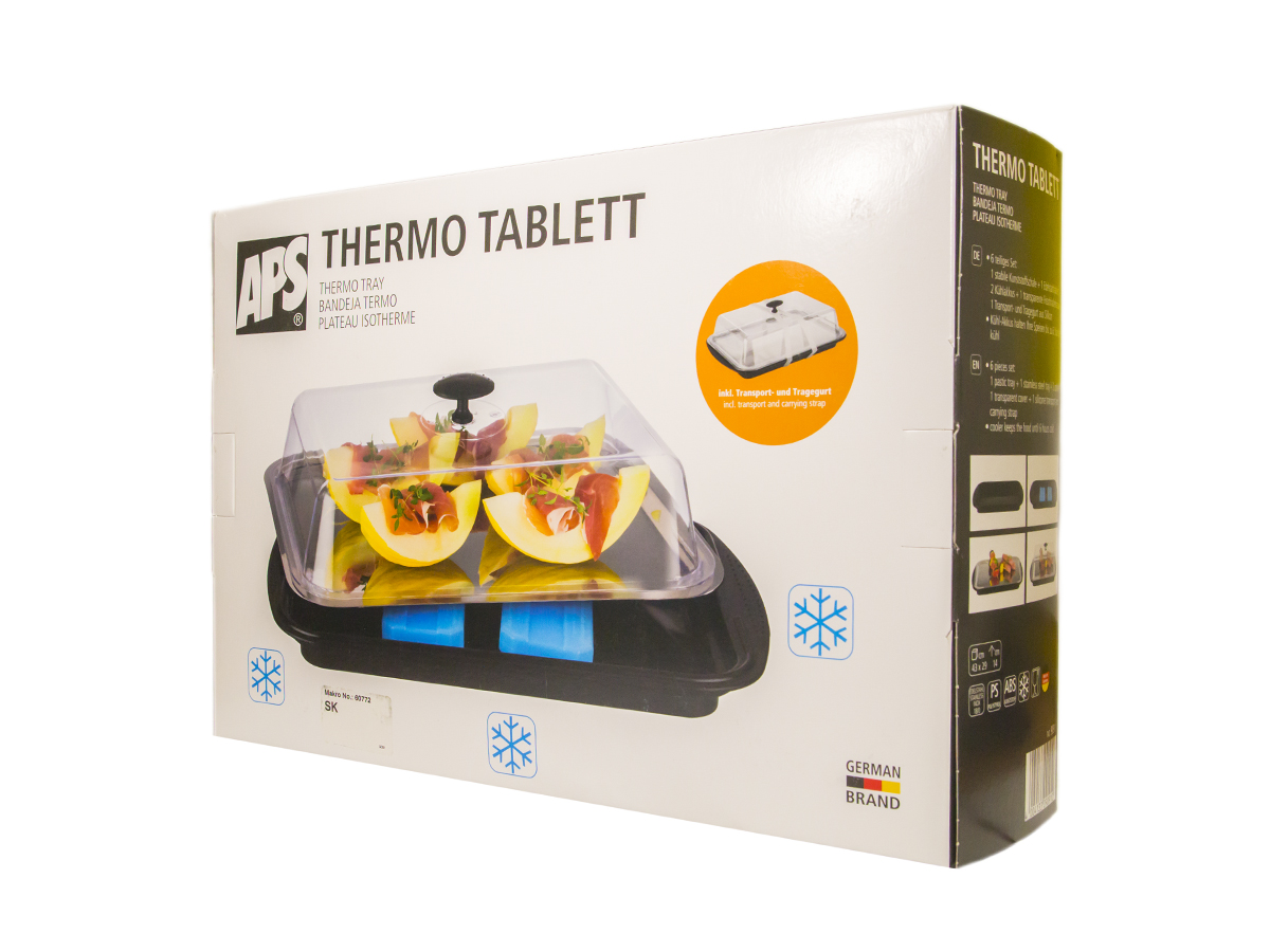 APS Podstavec s poklopom 43 x 29 cm nerez/ plast čierny 1 ks