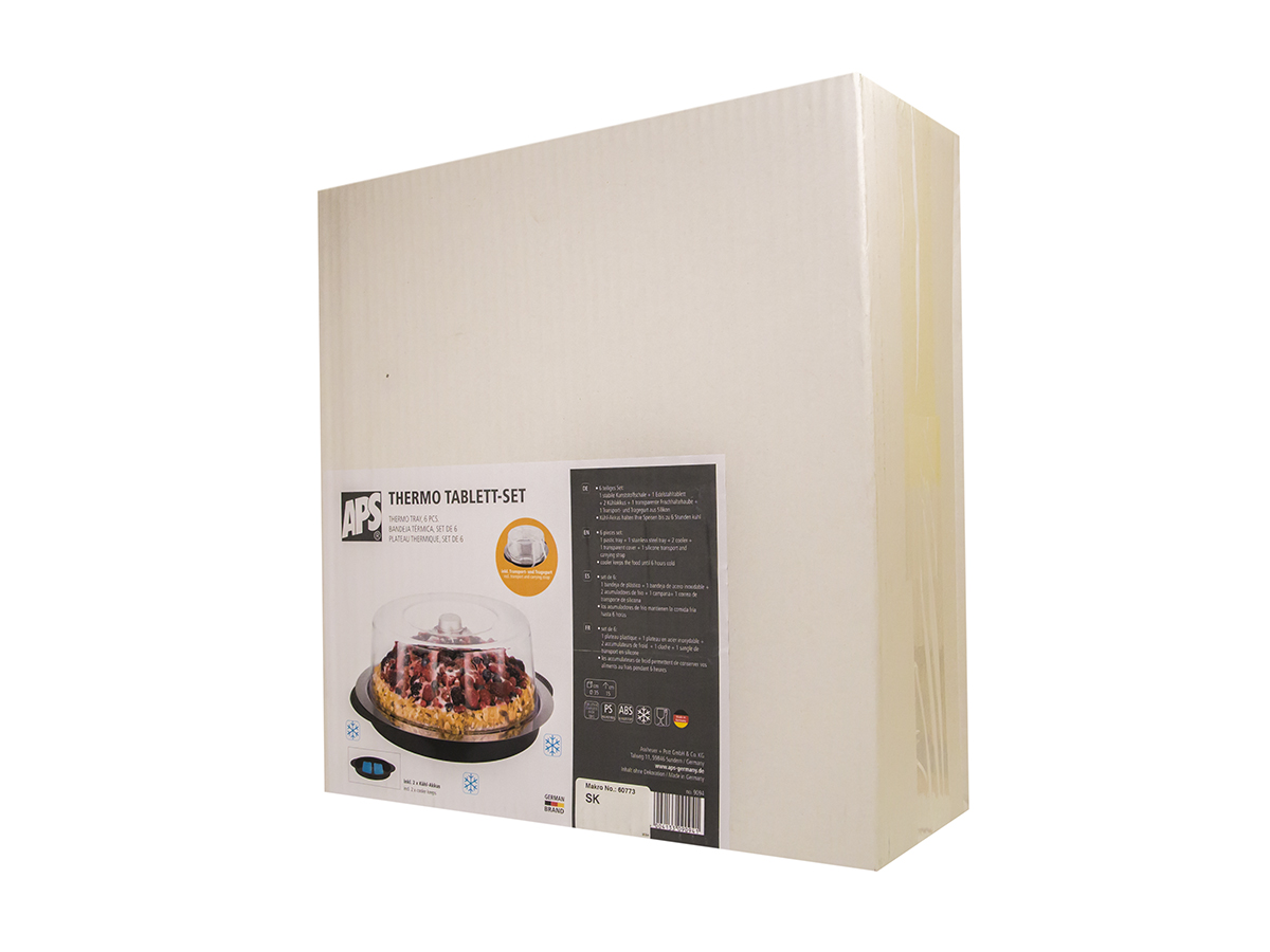 APS Podstavec s poklopom 35 cm nerez / plast čierny 1 ks