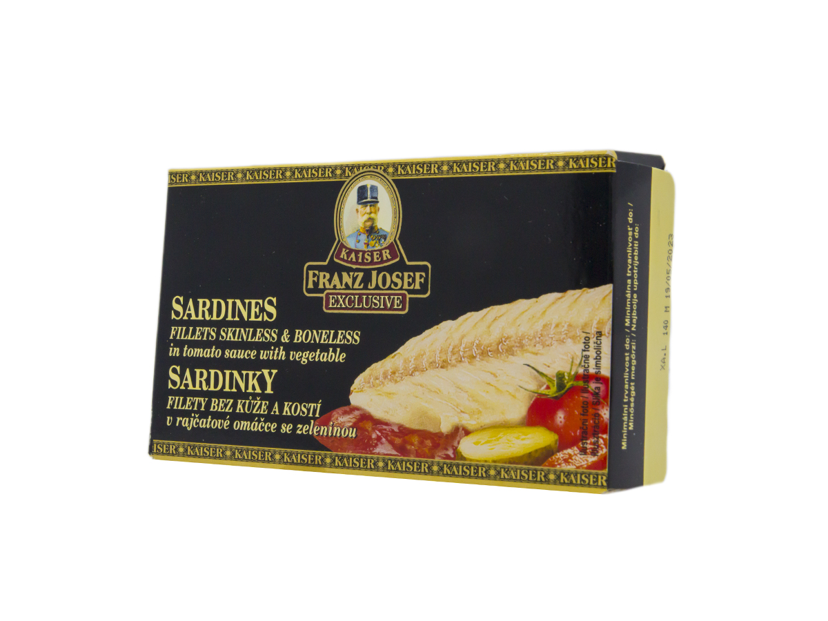 FRANZ JOSEF Sardinky filety so zeleninou 90 g
