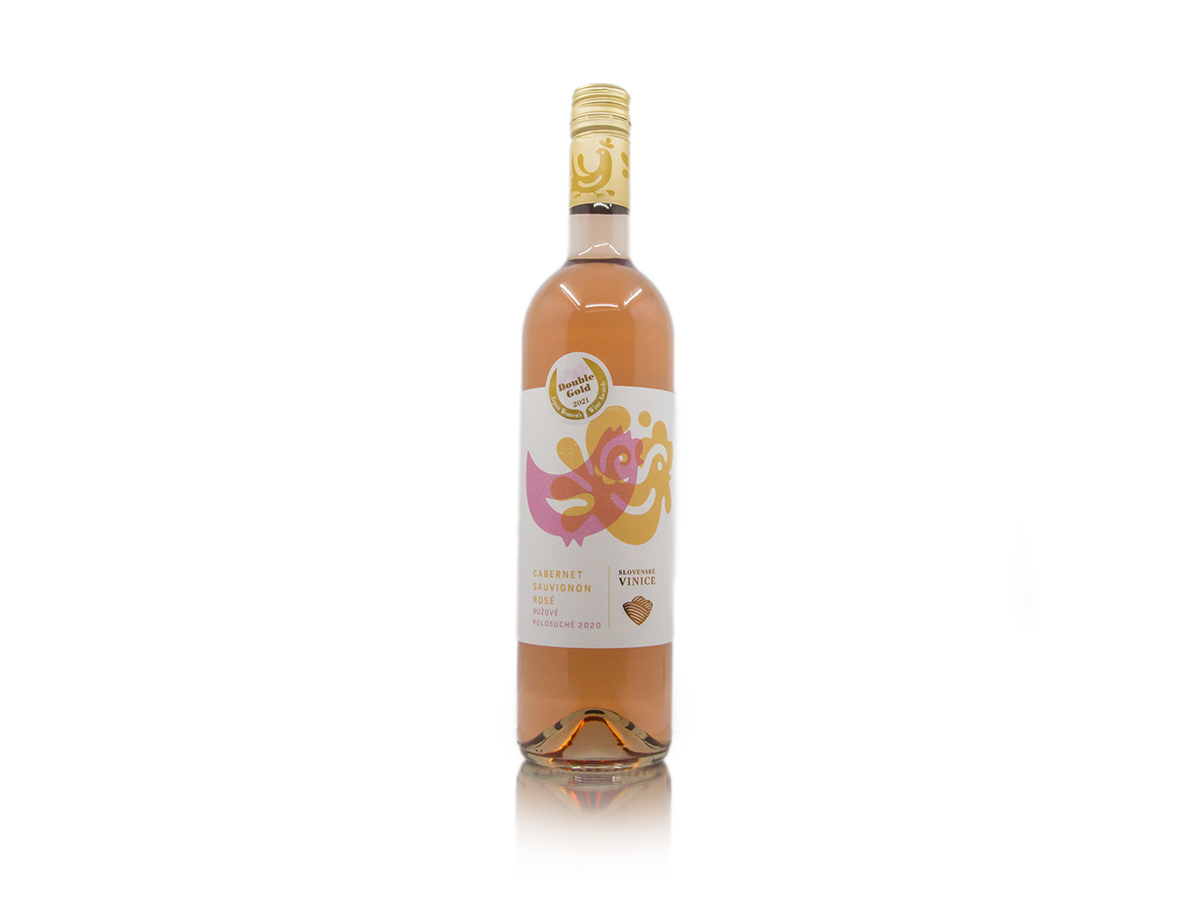 Slovenské Vinice Folk Cabernet Sauvignon Rose 750 ml