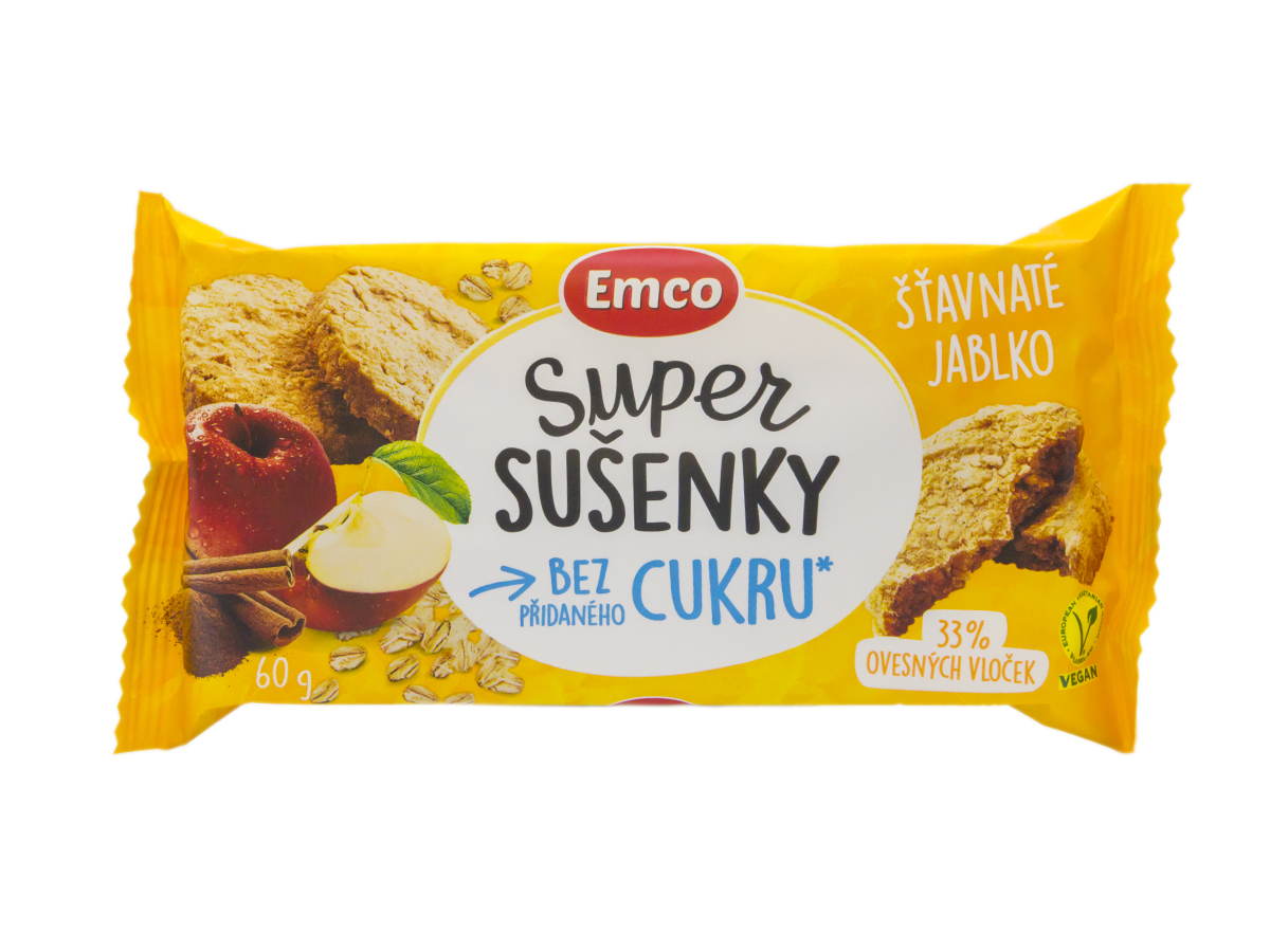 EMCO Super sušienky jablko 60 g