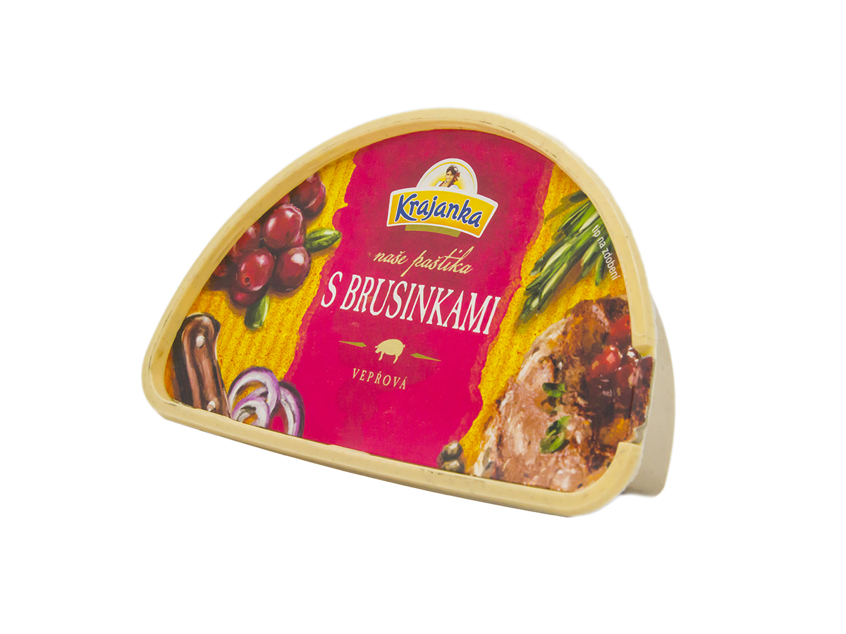 KRAJANKA Paštéta s brusnicami chlad. 100 g