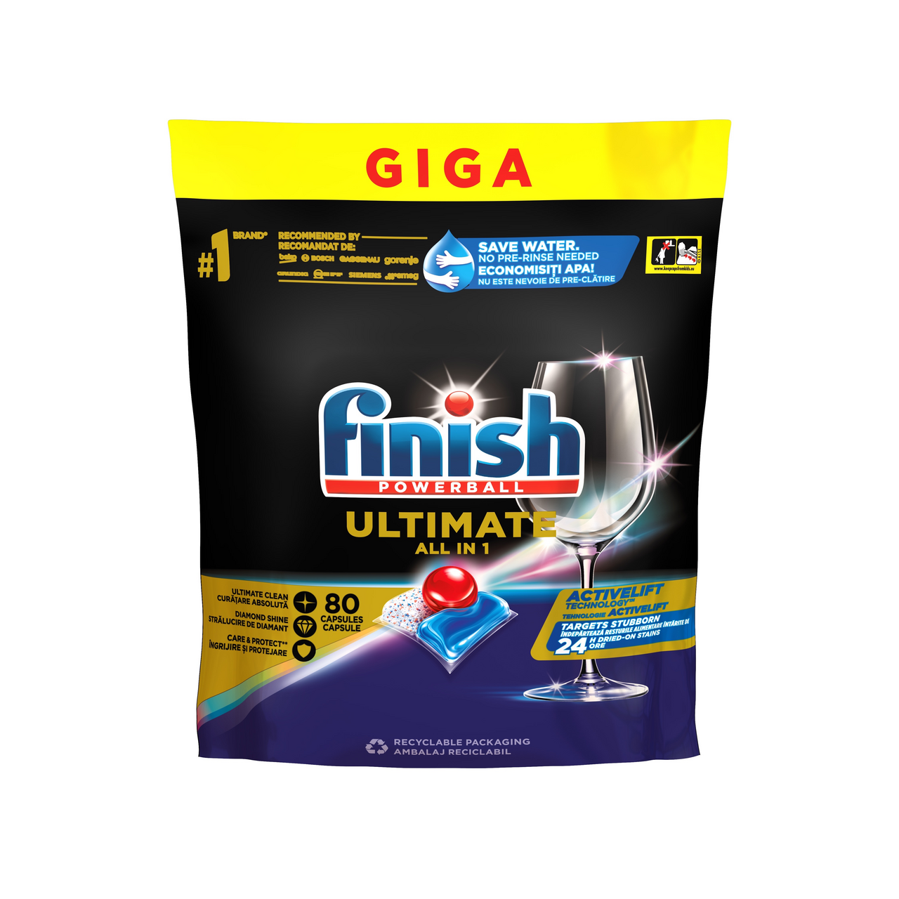 finish Quantum Ultimate tablety do umývačky riadu 80 ks