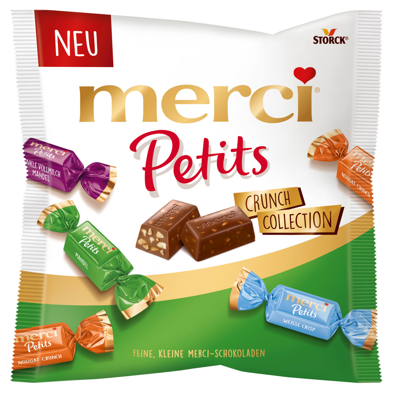 STORCK Merci Petits Crunch čokoládové cukríky 125 g