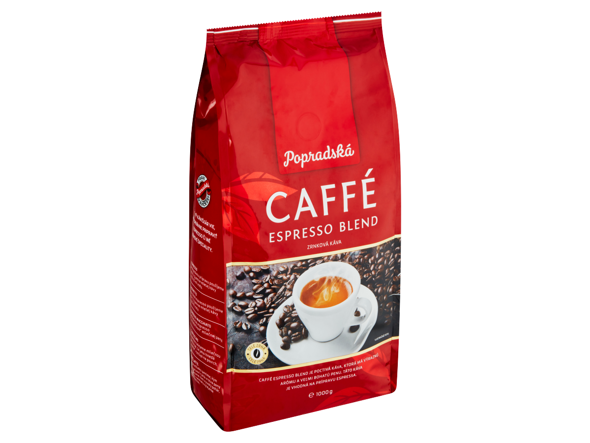Popradská Caffé Espresso Blend káva zrnková 1 kg