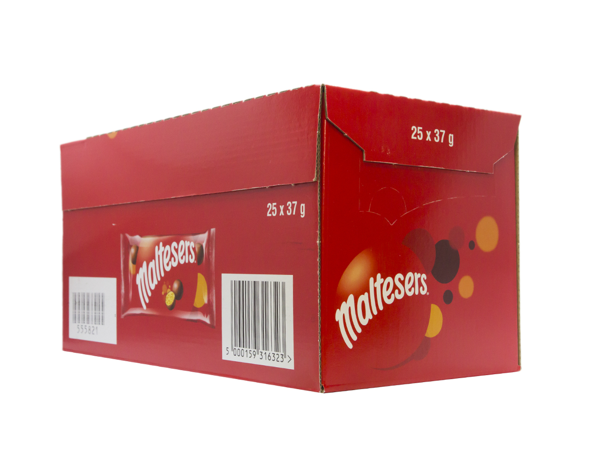 maltesers čokoládové bonbóny 25 x 37 g