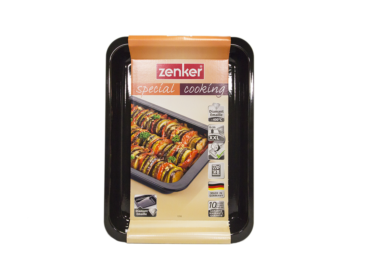 ZENKER Pekáč hlboký 40 x 29 x 6 cm smalt 1 ks