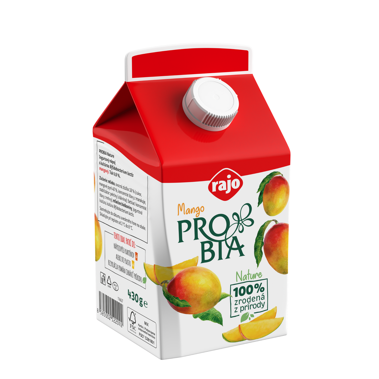 rajo PROBIA Drink mango chlad. 430 g