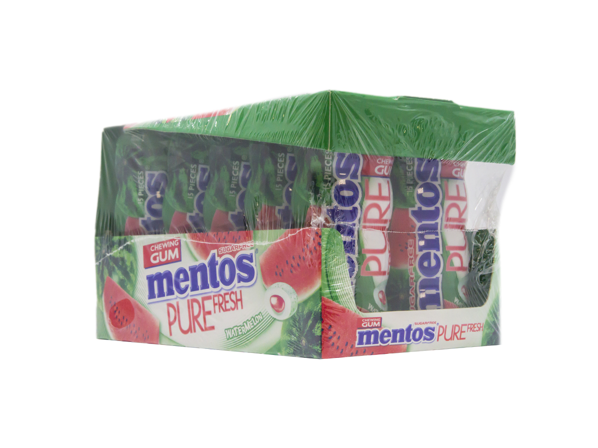 Mentos Žuvačky watermelon/ melón 10 x 30 g