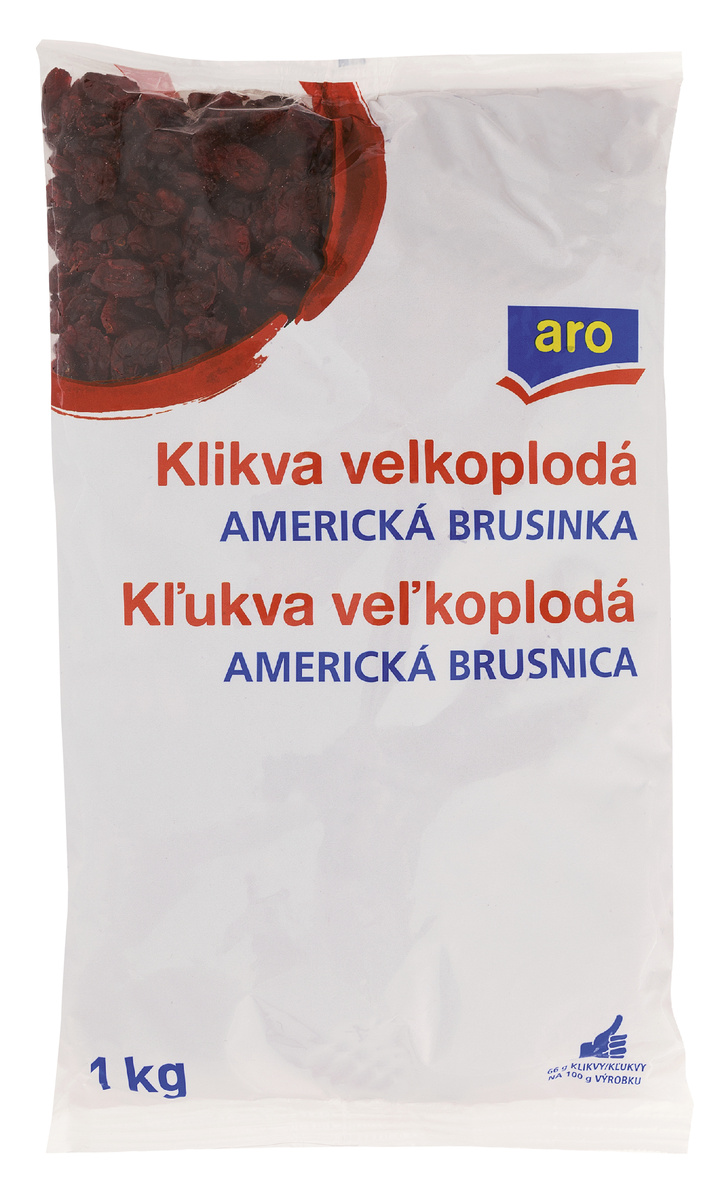 aro Kľukva celá presladená 1 kg