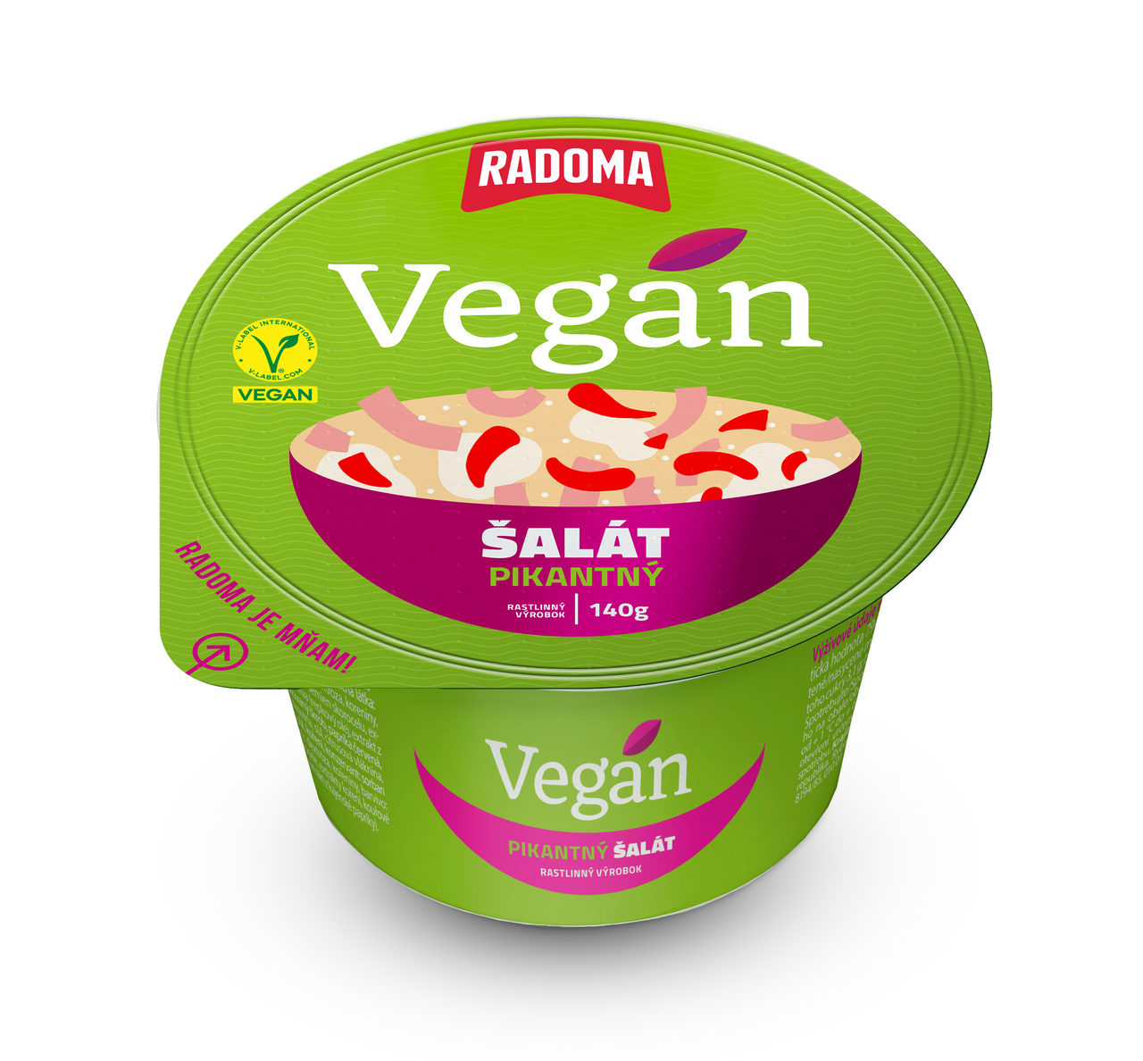 RADOMA Šalát lahôdkový pikant vegan chlad. 140 g