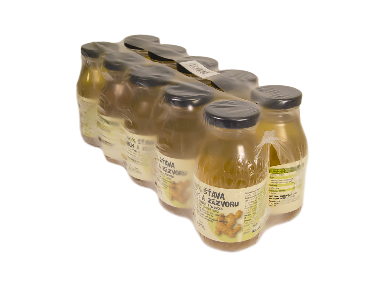 Zdravo Šťava 100 % zázvor 10 x 200 ml