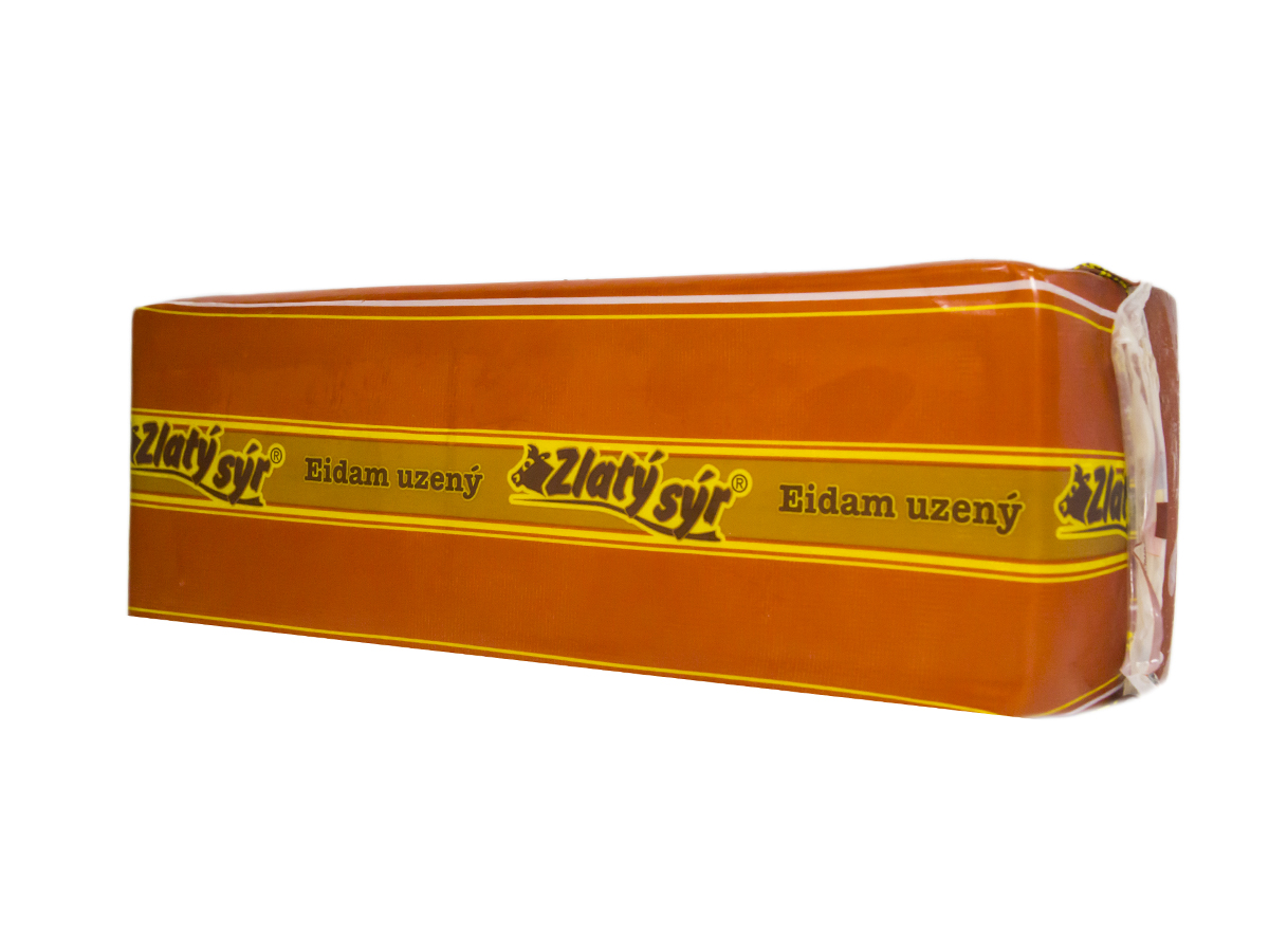 Zlatý syr Eidam údený chlad. váž. cca 3 kg