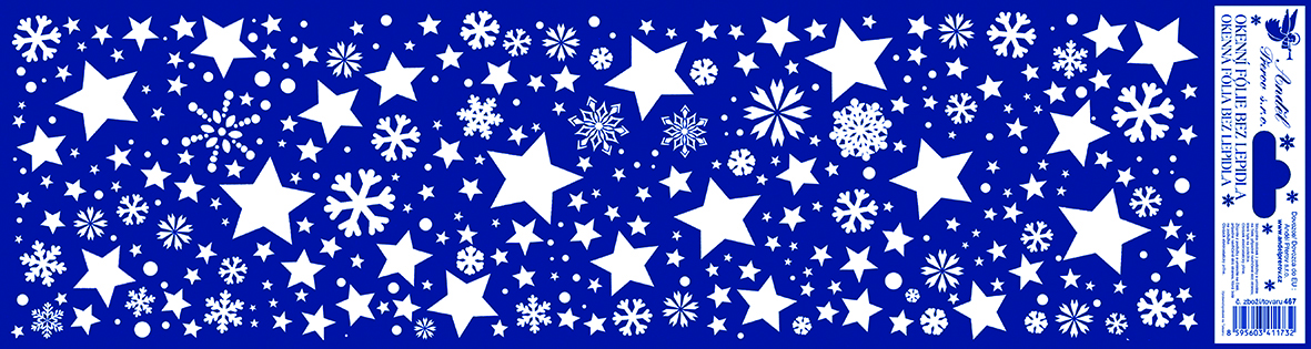Okenné fólie 211112 vianočné krajinky 1ks
