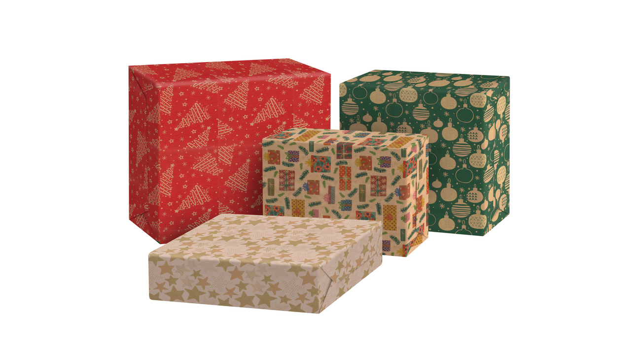 Baliaci papier vianočný 10 m x 70 cm prevedenie NATURA 1 ks