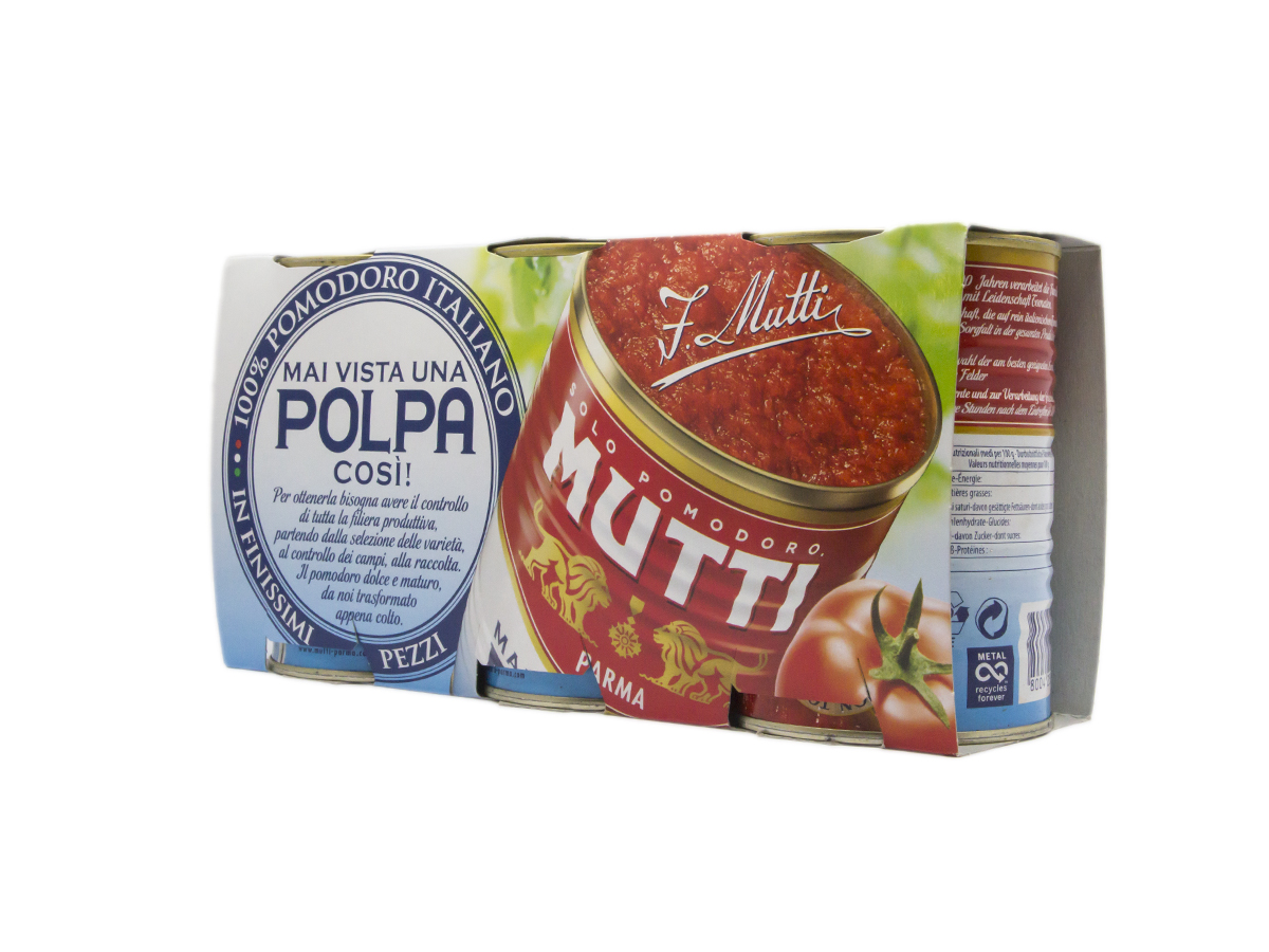 Mutti Paradajky drvené 3 x 400 g