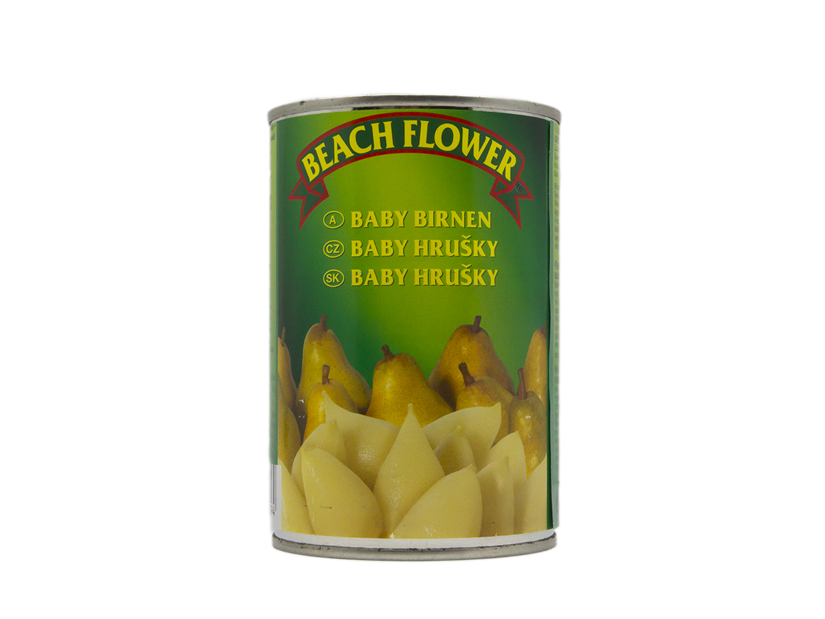 BEACH FLOWER Hrušky baby 425 g