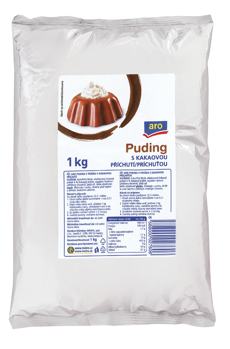 aro Puding s kakaovou príchuťou 1 kg
