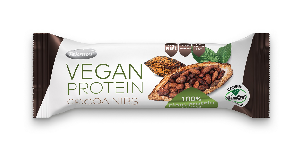 Tekmar Vegan tyčinka protein kakaové bôby 40 g