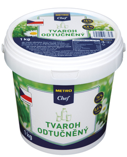 METRO Chef Tvaroh odtučnený chlad. 1 kg