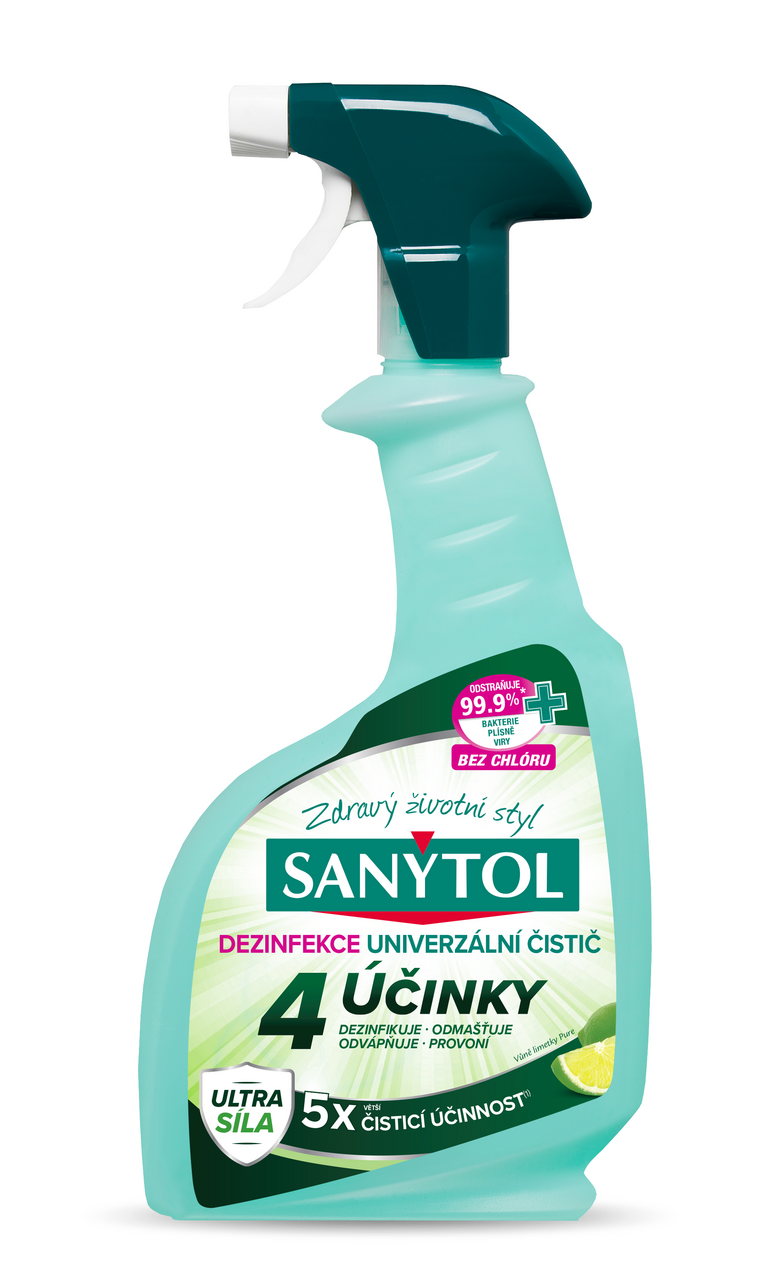 SANYTOL 4v1 dezinfekcia sprej 500 ml