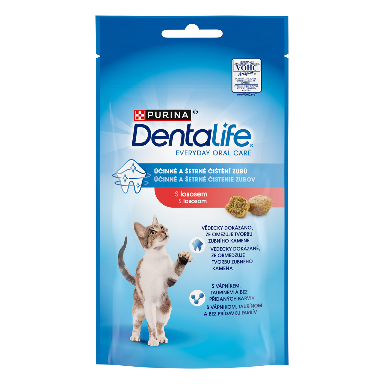 PURINA Dentalife salmon pre mačky 40 g