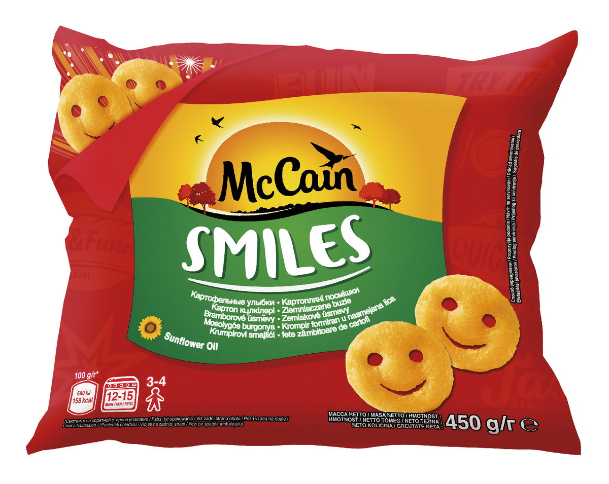 McCain Smiles mraz. 450 g
