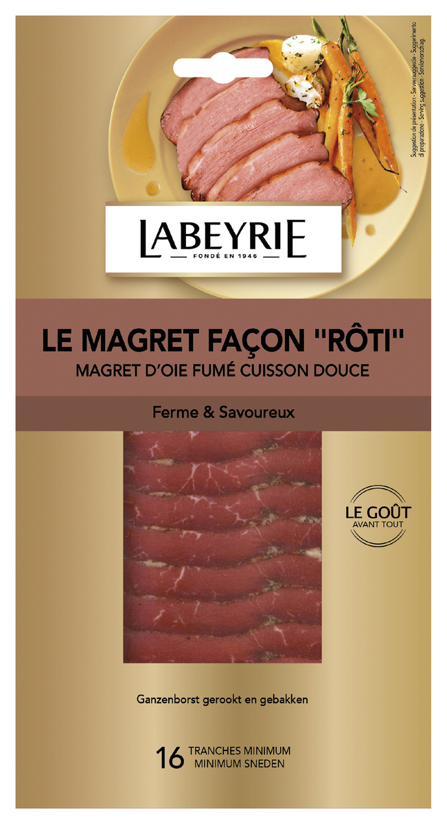 LABEYRIE Husacie prsia údené plátky chlad. 90 g