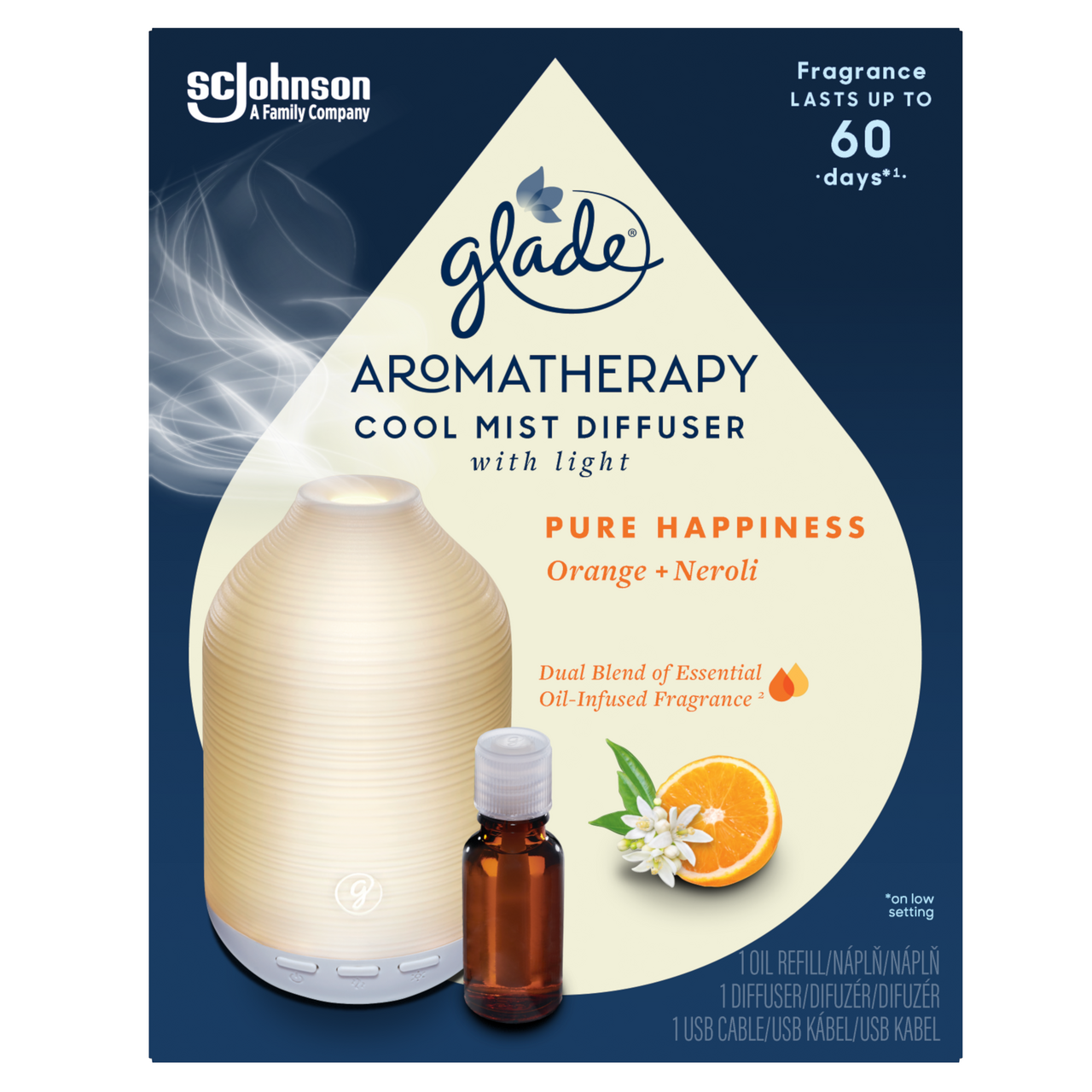 glade Aromatherapy Pure Happiness diffuser 17 ml